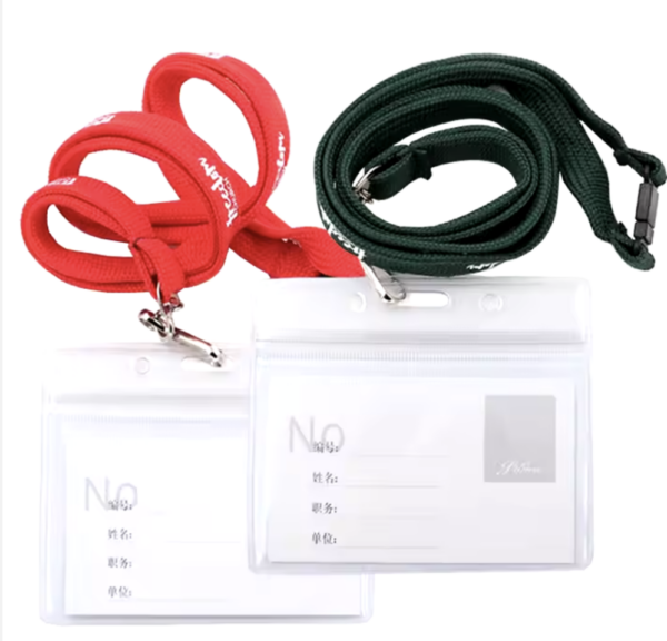 Blank Soft Transparent Badge Holders