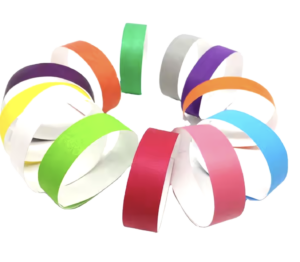 Multi Coloured Tyvek® Wristbands
