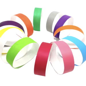 Multi Coloured Tyvek® Wristbands