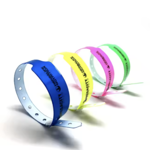 Bold Text Vinyl Wristbands