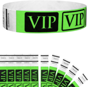 VIP Tyvek® Wristbands