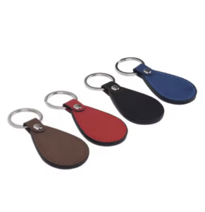 Custom Square Leather Keychains