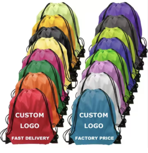 Custom Super Economy Drawstring Bags