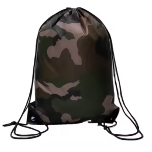 Custom Camouflage Drawstring Bags