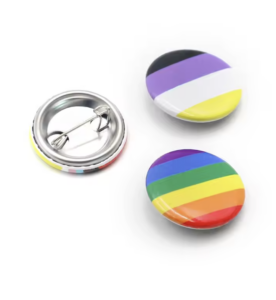 Custom School Rainbow Button Badges