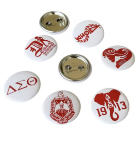 Custom LOGO Awareness Button Badges