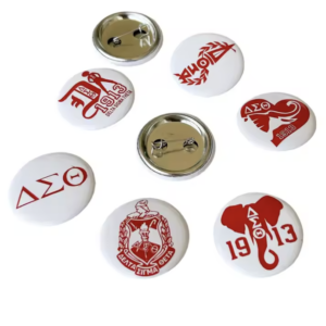 Custom LOGO Awareness Button Badges