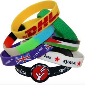 Custom Embossed Wristbands