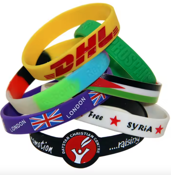 Custom Embossed Wristbands