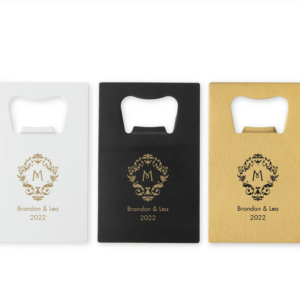 Custom Gold Card Bottle Openers