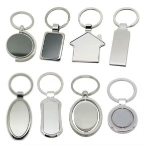 Custom Spinning Oval Metal Keychains