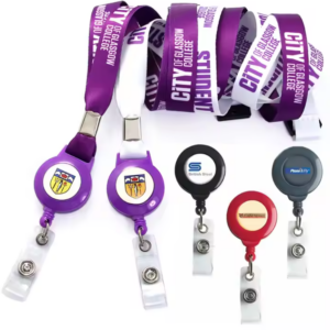 Reel Id Card Holder Retractable Tool Lanyard