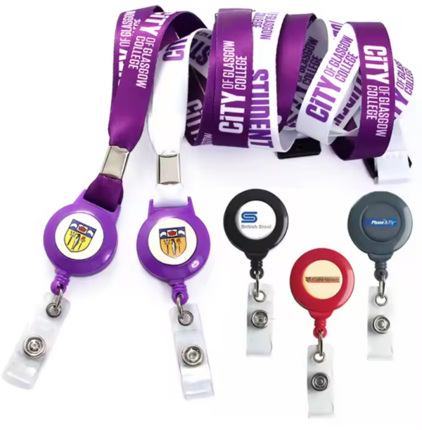 Reel Id Card Holder Retractable Tool Lanyard