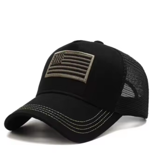 Washed Cotton Mesh Back Trucker Cap