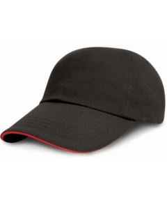 Constructed Lightweight Brushed 2-Tone Cotton Twill Sandwich Cap