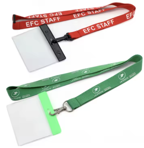 Double Hook Id Card Holder Lanyard