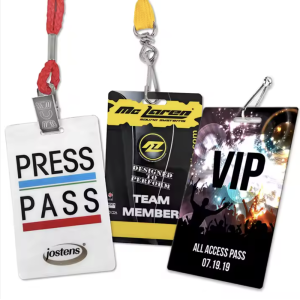 Professional Custom logo Event Badges Lanyards