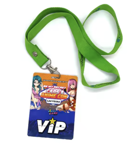 Card Plastic Badge Backstage Pass Lanyard